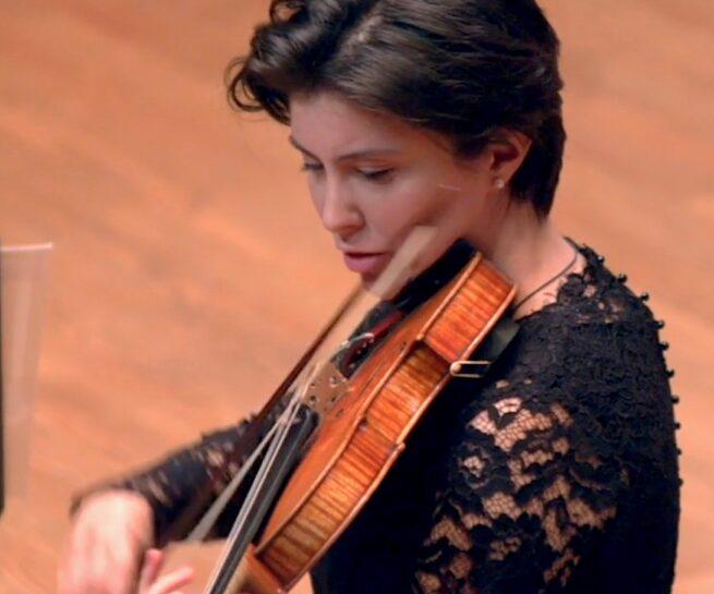 Portrait Marie Begin violin